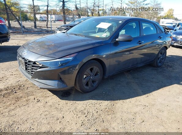 5NPLM4AGXNH063797 2022 HYUNDAI ELANTRA Серый Передняя левая четверть