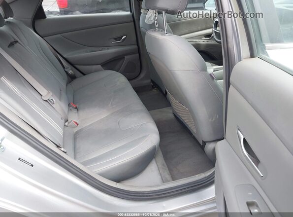 5NPLN4AG3NH058485 2022 HYUNDAI ELANTRA Silver VIN კოდის სტიკერის ხედი