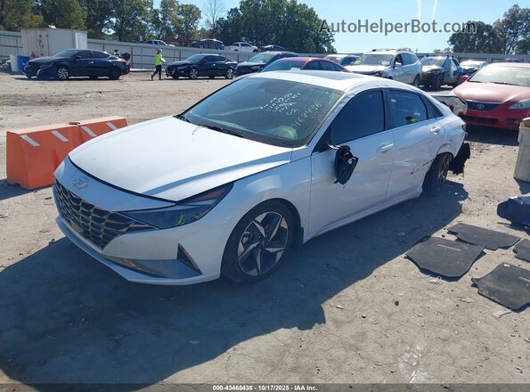 5NPLP4AG2NH074204 2022 HYUNDAI ELANTRA White Front left