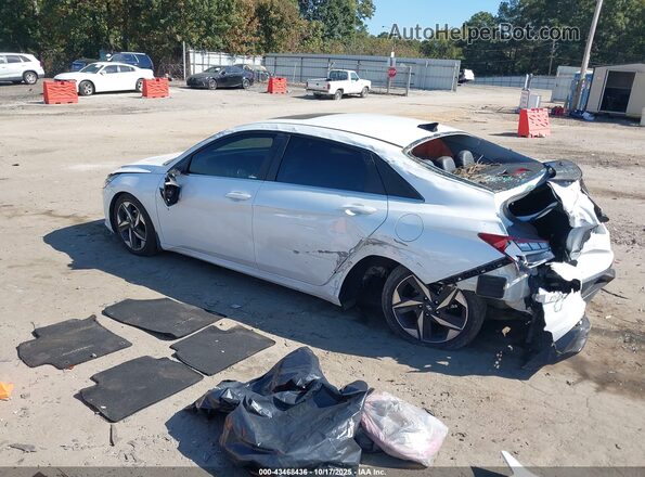 5NPLP4AG2NH074204 2022 HYUNDAI ELANTRA White Rear left