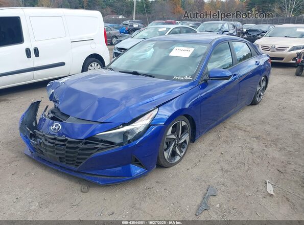 5NPLS4AG2PH090954 2023 HYUNDAI ELANTRA Blue Передня ліва чверть