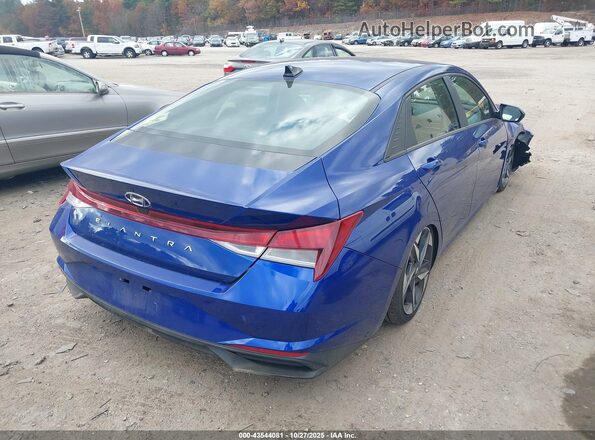 5NPLS4AG2PH090954 2023 HYUNDAI ELANTRA Blue Задня права чверть