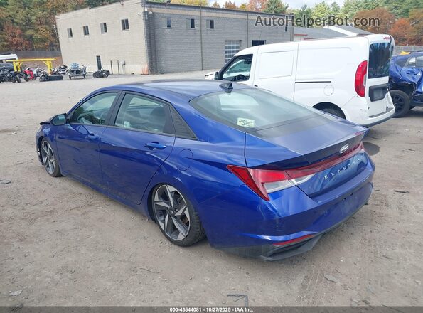 5NPLS4AG2PH090954 2023 HYUNDAI ELANTRA Blue Панорамний вид салону 360°