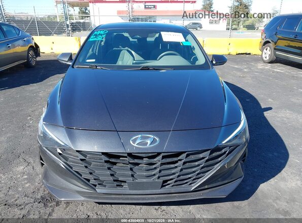 5NPLS4AG6NH056187 2022 HYUNDAI ELANTRA Gray Widok zestawu wskaźników