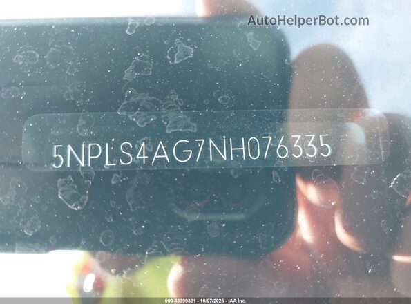 5NPLS4AG7NH076335 2022 HYUNDAI ELANTRA Black 