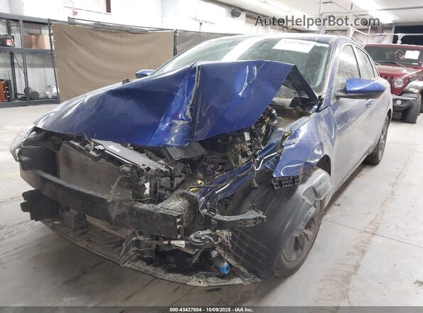 5NPLS4AGXNH054359 2022 HYUNDAI ELANTRA Blue Առջևի ձախ երեք քառորդ տեսարան