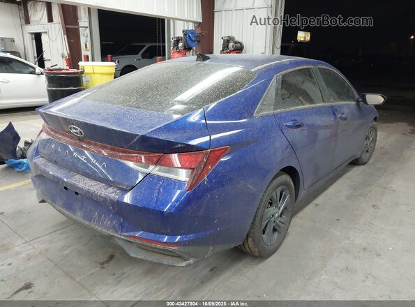 5NPLS4AGXNH054359 2022 HYUNDAI ELANTRA Blue Հետևի աջ