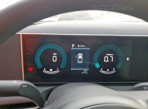 5NTJA4DE0SH136764 2025 HYUNDAI SANTA Black ხელსაწყოთა პანელის ხედი