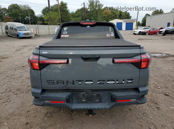 5NTJB4AE2NH013716 2022 HYUNDAI SANTA Gray Вид ззаду