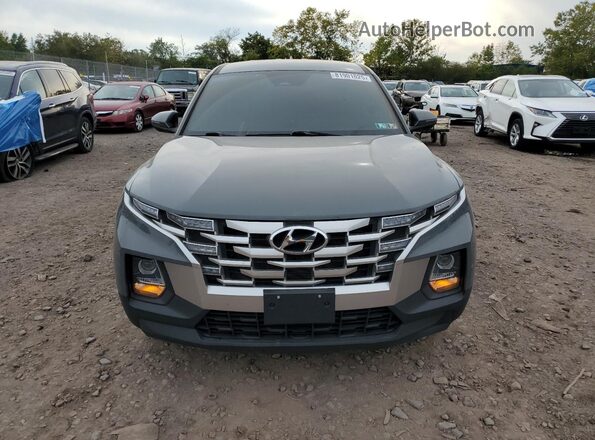 5NTJB4AE2NH013716 2022 HYUNDAI SANTA Gray Вид спереду