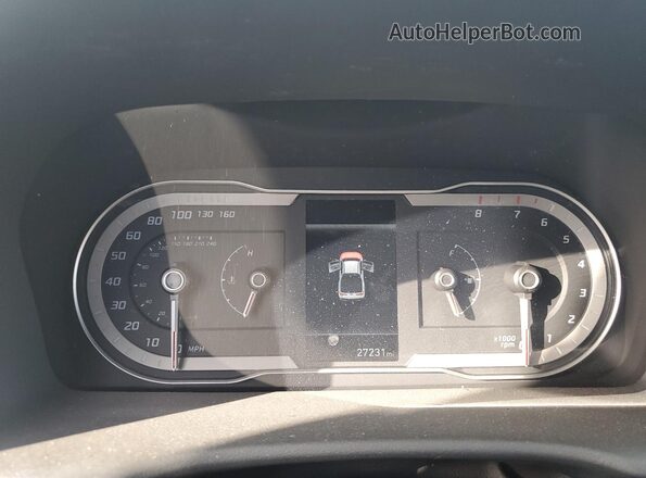 5NTJB4DEXRH103052 2024 HYUNDAI SANTA Gray Widok zestawu wskaźników