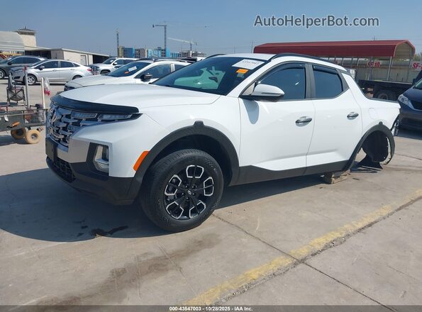 5NTJCDAE6NH002683 2022 HYUNDAI SANTA CRUZ White Առջևի ձախ երեք քառորդ տեսարան