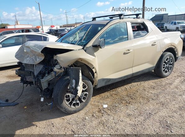 5NTJDDAF8PH053174 2023 HYUNDAI SANTA CRUZ Tan Vista tres cuartos delantera izquierda