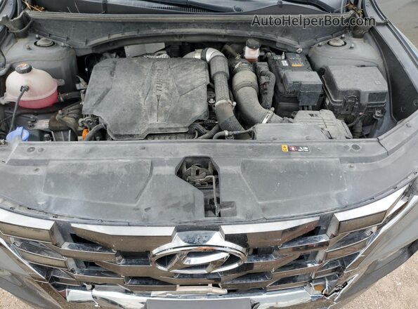 5NTJEDAF0NH038131 2022 HYUNDAI SANTA Gray Սալոնի հետևի տեսք