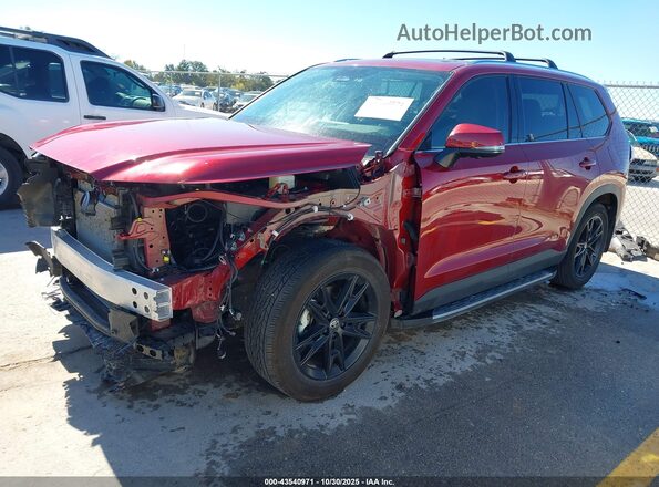 5TDAAAA55SS027549 2025 TOYOTA LIMITED Red Առջևի ձախ երեք քառորդ տեսարան