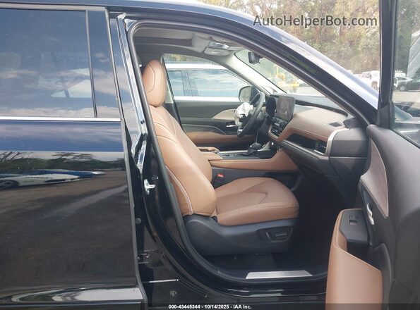 5TDAAAB51SS096804 2025 TOYOTA GRAND HIGHLANDER Black Вид салону спереду