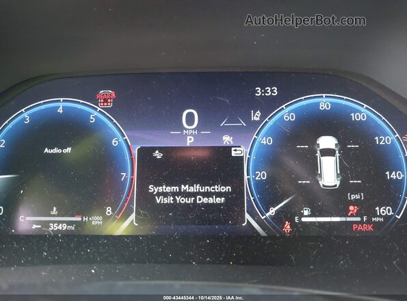 5TDAAAB51SS096804 2025 TOYOTA GRAND HIGHLANDER Black Вид задніх сидінь