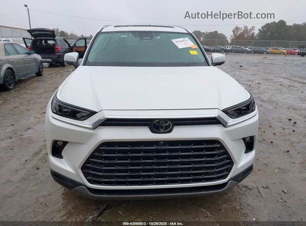 5TDAAAB53SS082628 2025 TOYOTA GRAND HIGHLANDER White Вид щитка приладів
