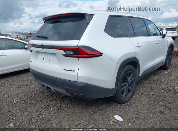 5TDAAAB56SS087080 2025 TOYOTA GRAND HIGHLANDER White უკანა მარჯვენა