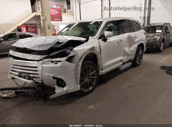 5TDAAAB64SS034869 2025 LEXUS TX 350 White წინა მარცხენა ხედი სამი მეოთხედიდან