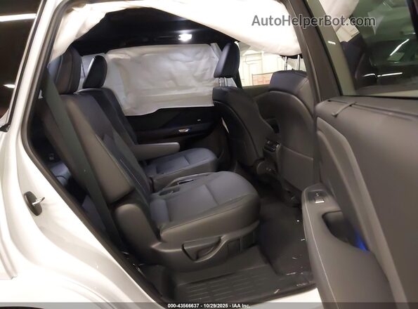 5TDAAAB64SS034869 2025 LEXUS TX 350 White VIN კოდის სტიკერის ხედი