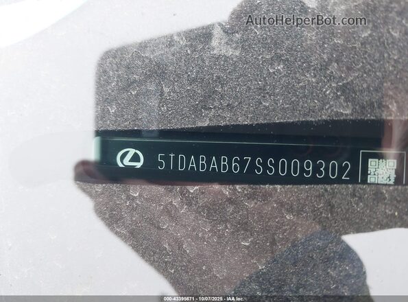 5TDABAB67SS009302 2025 LEXUS TX 500H White Вид підкапотного простору