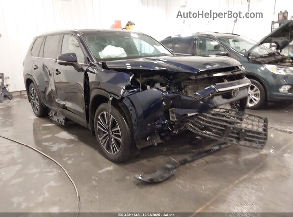 5TDADAB57RS009750 2024 TOYOTA HIGHLANDER HYBRID Blue Widok z przodu