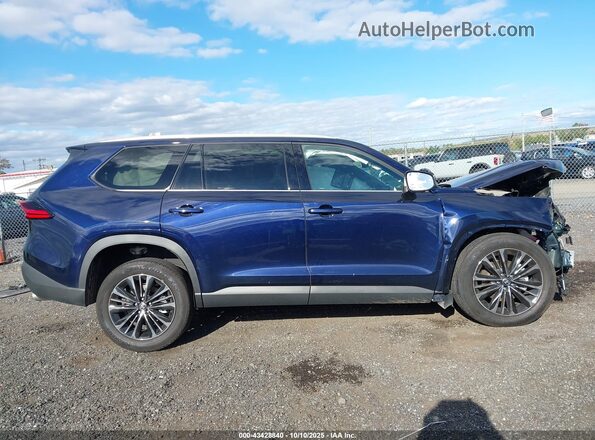 5TDADAB57SS012055 2025 TOYOTA HIGHLANDER HYBRID Blue Вид задньої частини салону