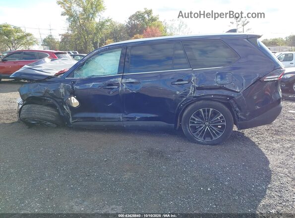 5TDADAB57SS012055 2025 TOYOTA HIGHLANDER HYBRID Blue Панорамний вид салону 360°