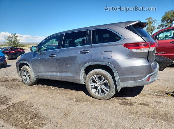 5TDBGRFH1JS038776 2018 TOYOTA HIGHLANDER HYBRID Gray Tył lewy