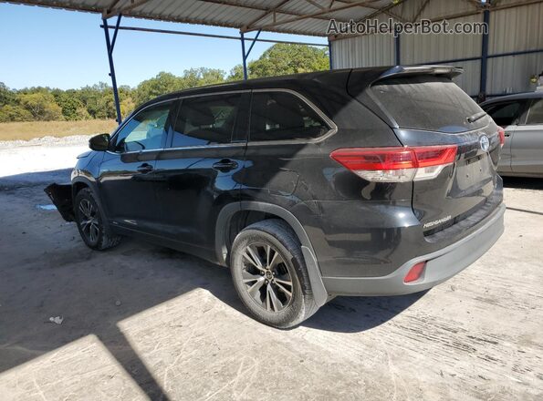 5TDBGRFH2JS039029 2018 TOYOTA HIGHLANDER HYBRID Black Tył lewy