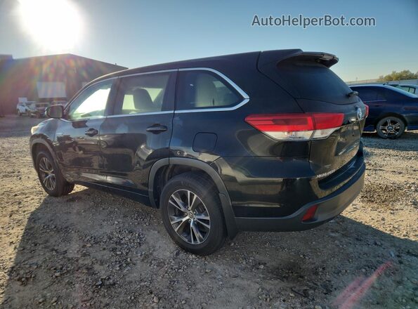 5TDBGRFH2JS041718 2018 TOYOTA HIGHLANDER HYBRID Black უკანა მარცხენა