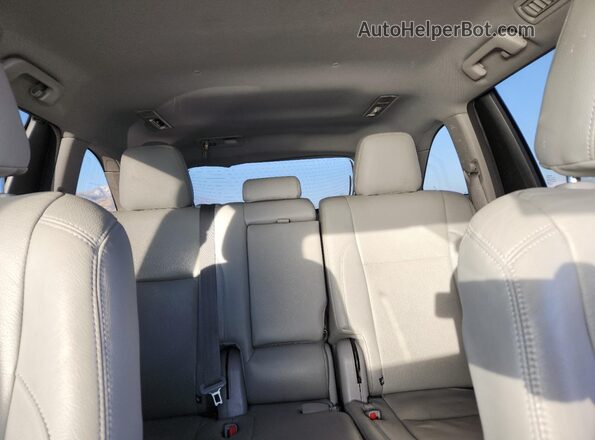 5TDBGRFH2JS041718 2018 TOYOTA HIGHLANDER HYBRID Black უკანა სავარძლების ხედი