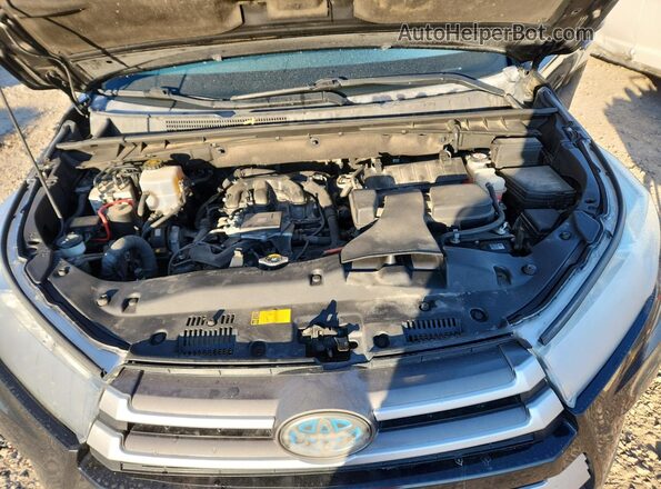 5TDBGRFH2JS041718 2018 TOYOTA HIGHLANDER HYBRID Black ძრავის განყოფილების ხედი