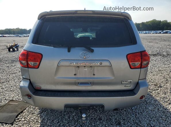 5TDBW5G10HS152887 2017 TOYOTA SEQUOIA Серебряный Вид сзади