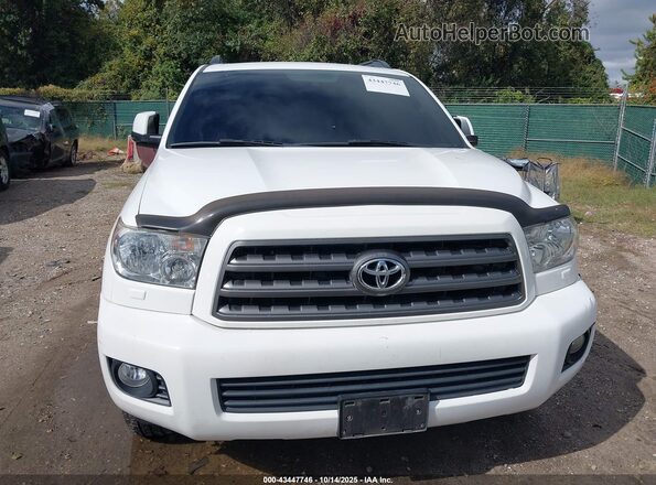 5TDBY5G11HS148969 2017 TOYOTA SEQUOIA White Widok zestawu wskaźników