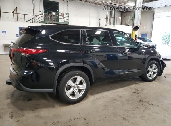 5TDBZRBH8MS143576 2021 TOYOTA HIGHLANDER Black Tył prawy