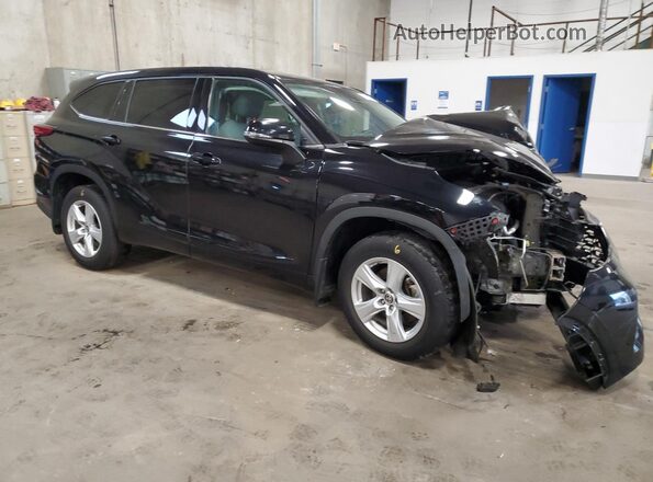 5TDBZRBH8MS143576 2021 TOYOTA HIGHLANDER Black Przód prawy