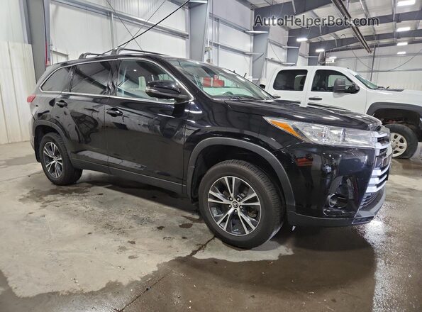 5TDBZRFH1KS975459 2019 TOYOTA LE Black Delantero derecho