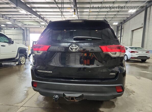 5TDBZRFH1KS975459 2019 TOYOTA LE Black Vista trasera