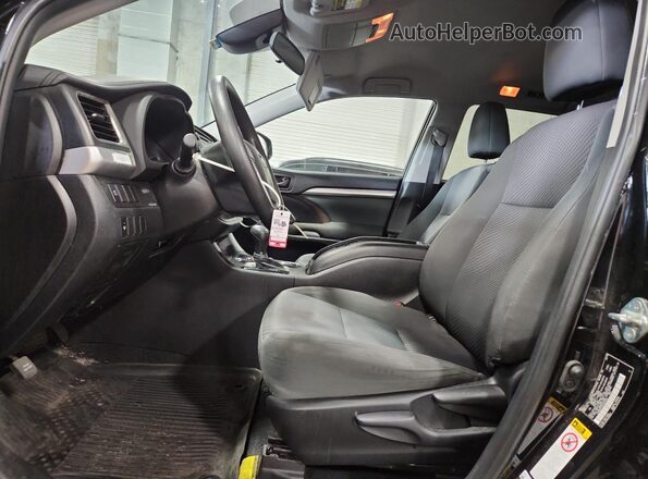 5TDBZRFH1KS975459 2019 TOYOTA LE Black Vista interior delantera