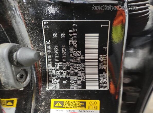 5TDBZRFH1KS975459 2019 TOYOTA LE Black Vista interior de 360 grados