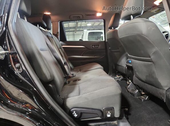 5TDBZRFH1KS975459 2019 TOYOTA LE Black Vista interior trasera
