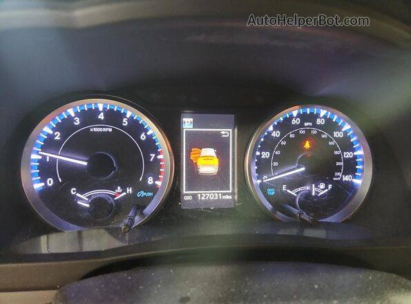 5TDBZRFH1KS975459 2019 TOYOTA LE Black Vista del cuadro de instrumentos