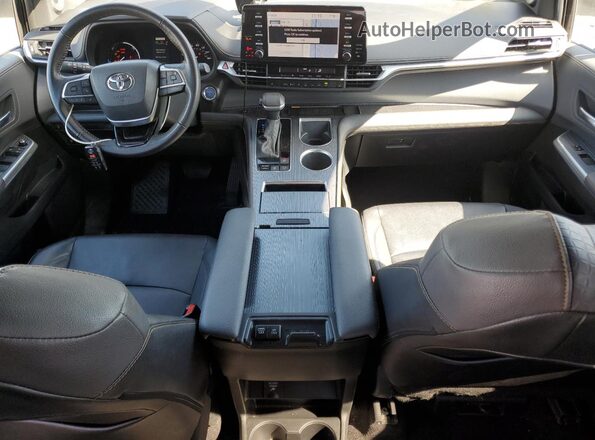 5TDCSKFC0PS102930 2023 TOYOTA SIENNA Black Vista del salpicadero