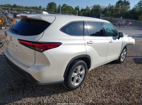 5TDCZRAH7LS512092 2020 TOYOTA HIGHLANDER White Rear right