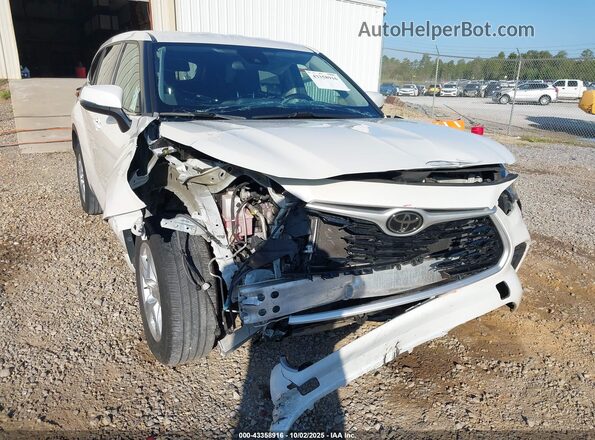 5TDCZRAH7LS512092 2020 TOYOTA HIGHLANDER White Front view