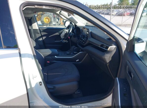 5TDCZRAH7LS512092 2020 TOYOTA HIGHLANDER White Front interior view