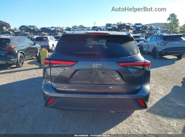5TDCZRAHXLS026991 2020 TOYOTA HIGHLANDER Gray 