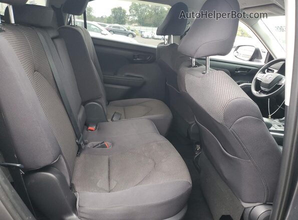 5TDCZRBH6LS516892 2020 TOYOTA HIGHLANDER Gray უკანა სალონის ხედი